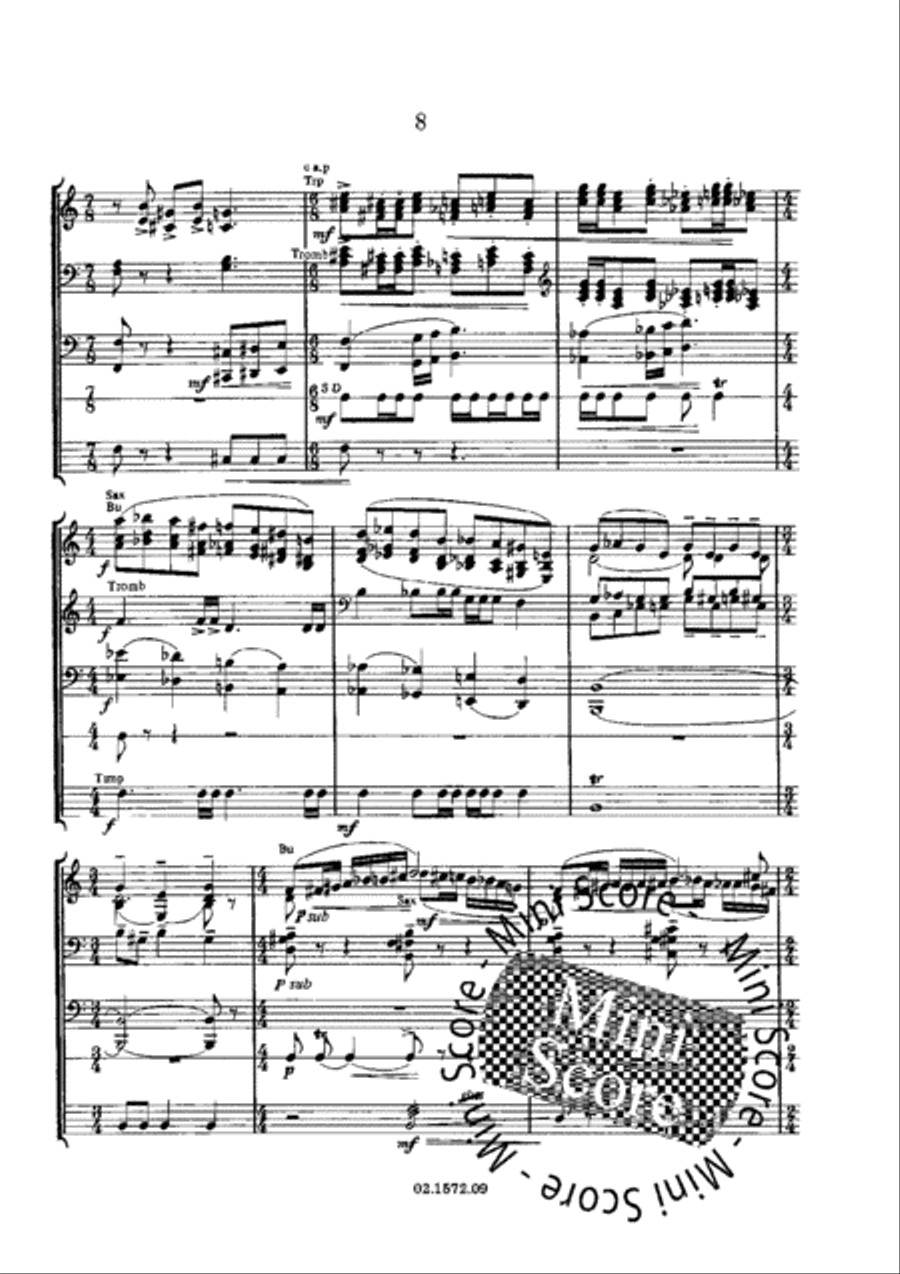 Triptiek voor Fanfare Concert Band scores gallery preview page 11