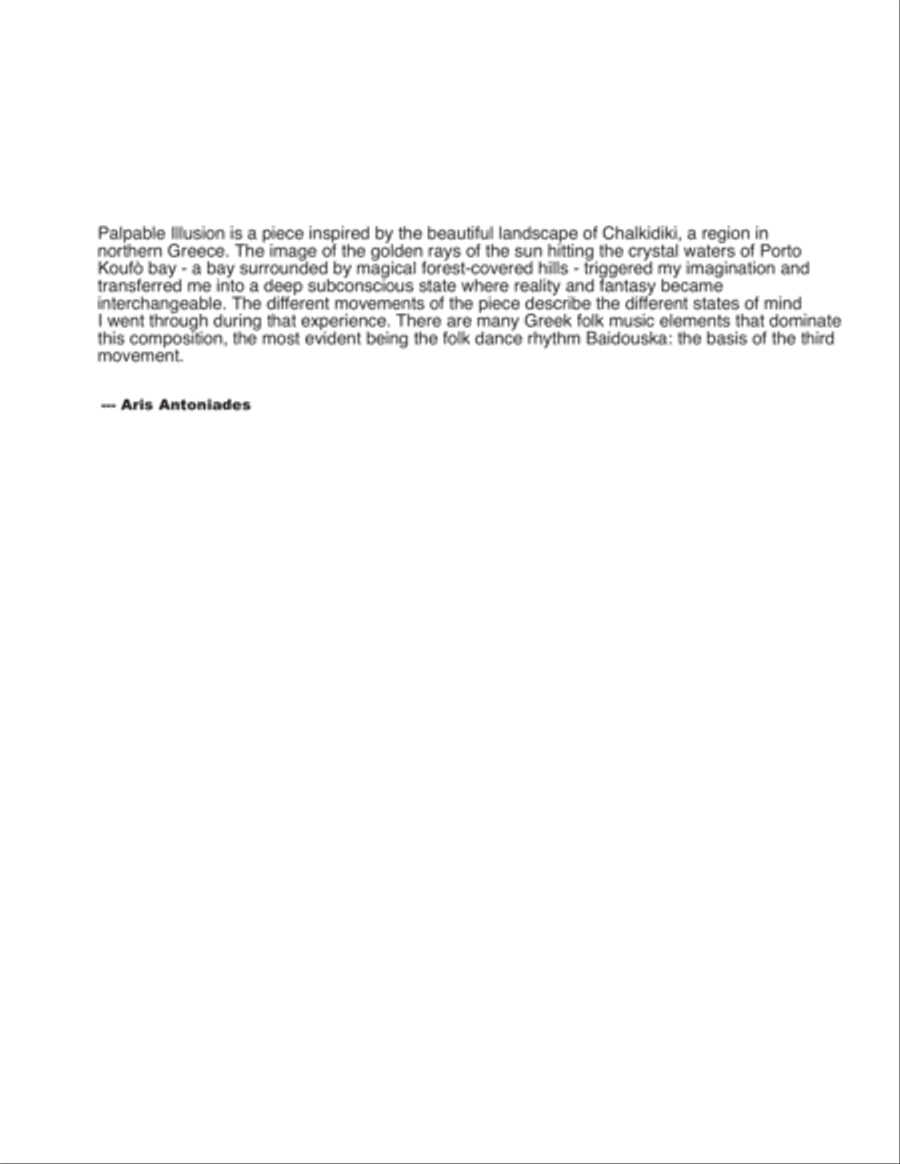 Palpable Illusion for Violin and Piano (score + parts) Violin scores gallery preview page 5