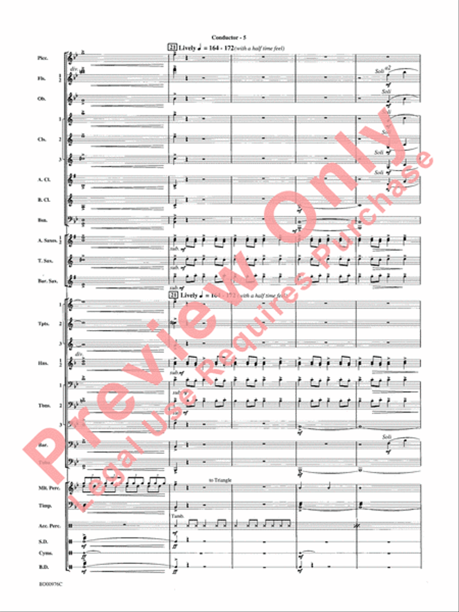 Covenant Concert Band scores gallery preview page 7