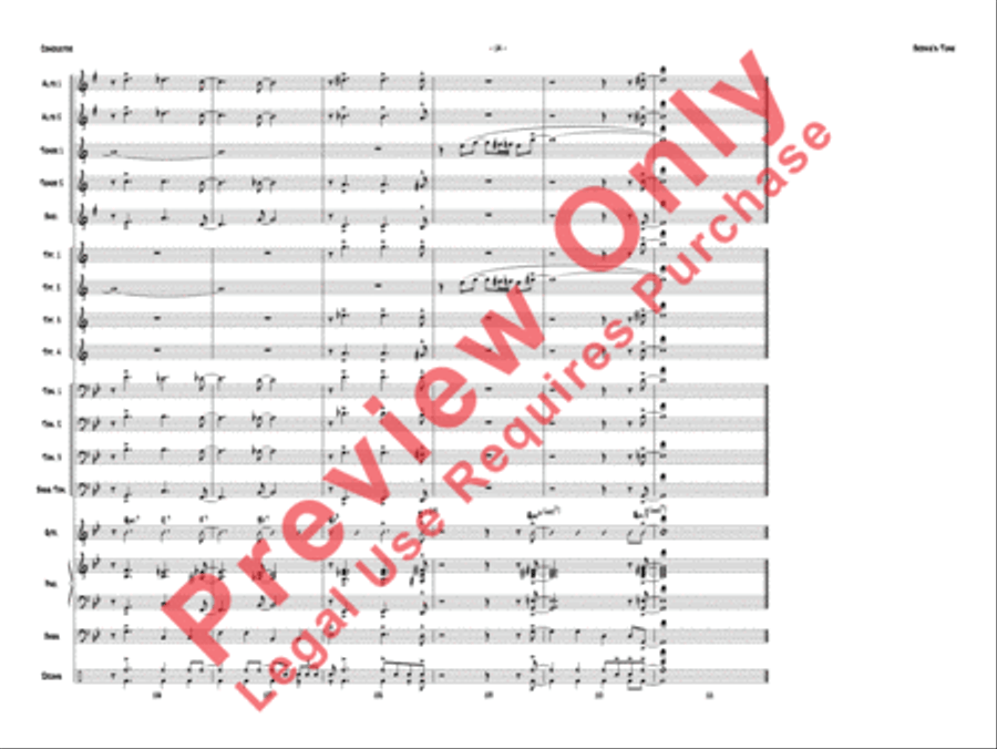 Bernie's Tune Jazz Ensemble scores gallery preview page 17