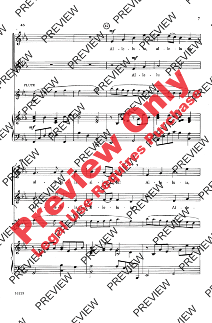 Alleluia 2-Part scores gallery preview page 7