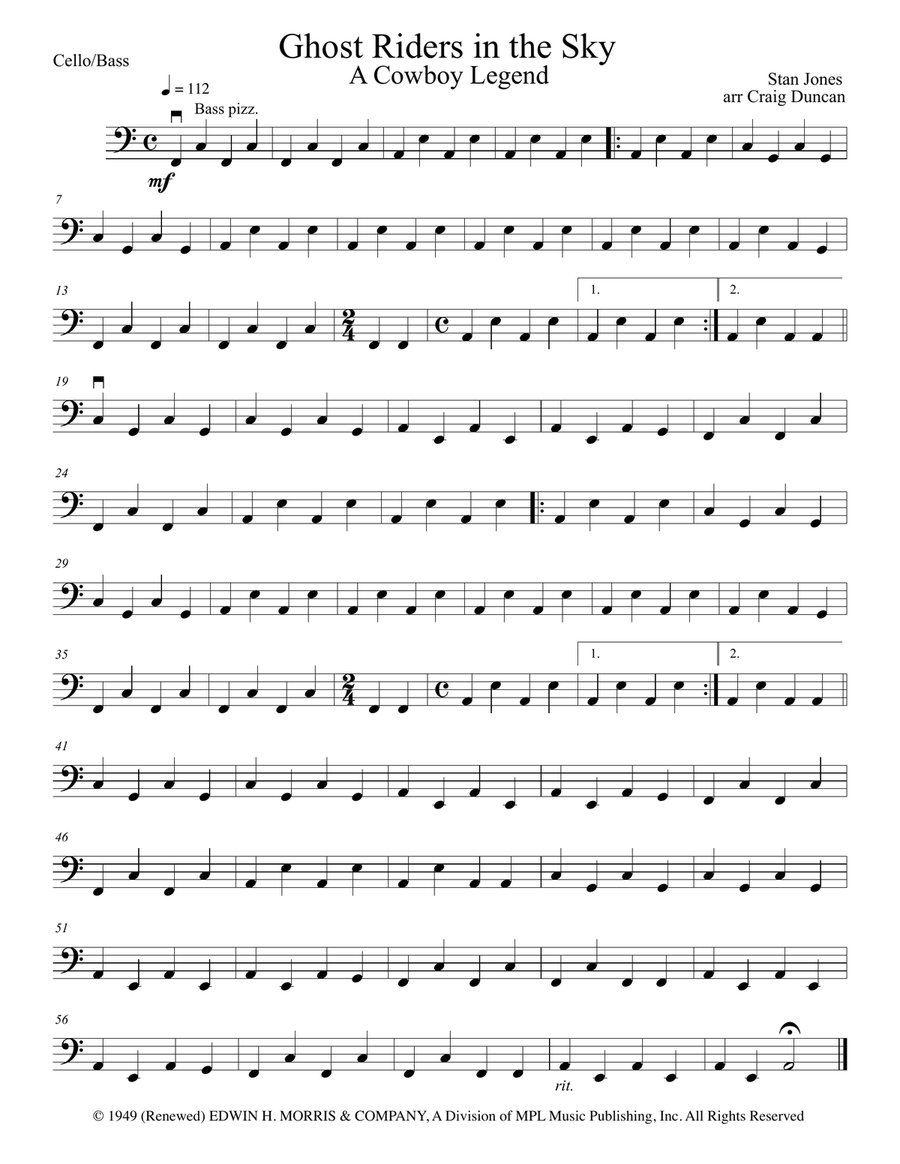(ghost) Riders In The Sky (a Cowboy Legend) Chamber Orchestra scores gallery preview page 5