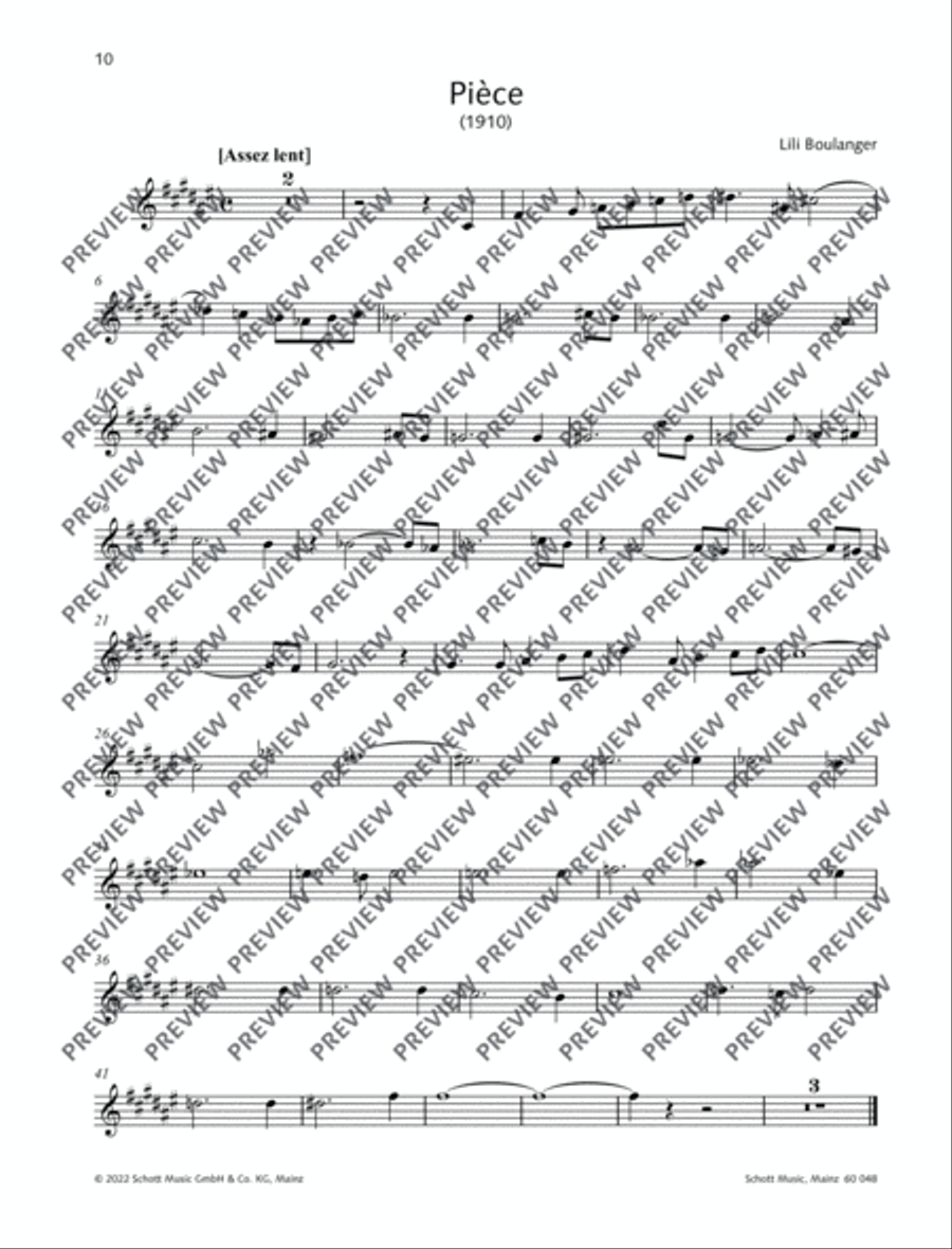 Pièce Flute Solo scores gallery preview page 5
