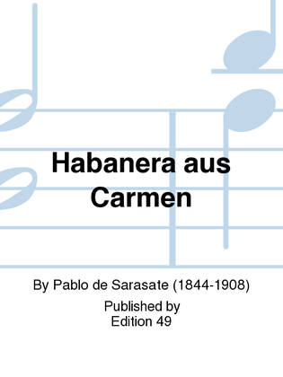 Book cover for Habanera aus Carmen