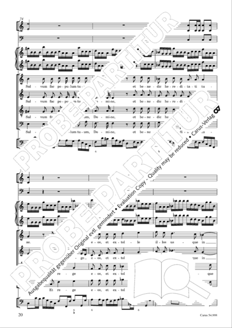 Te Deum in C 4-Part scores gallery preview page 21