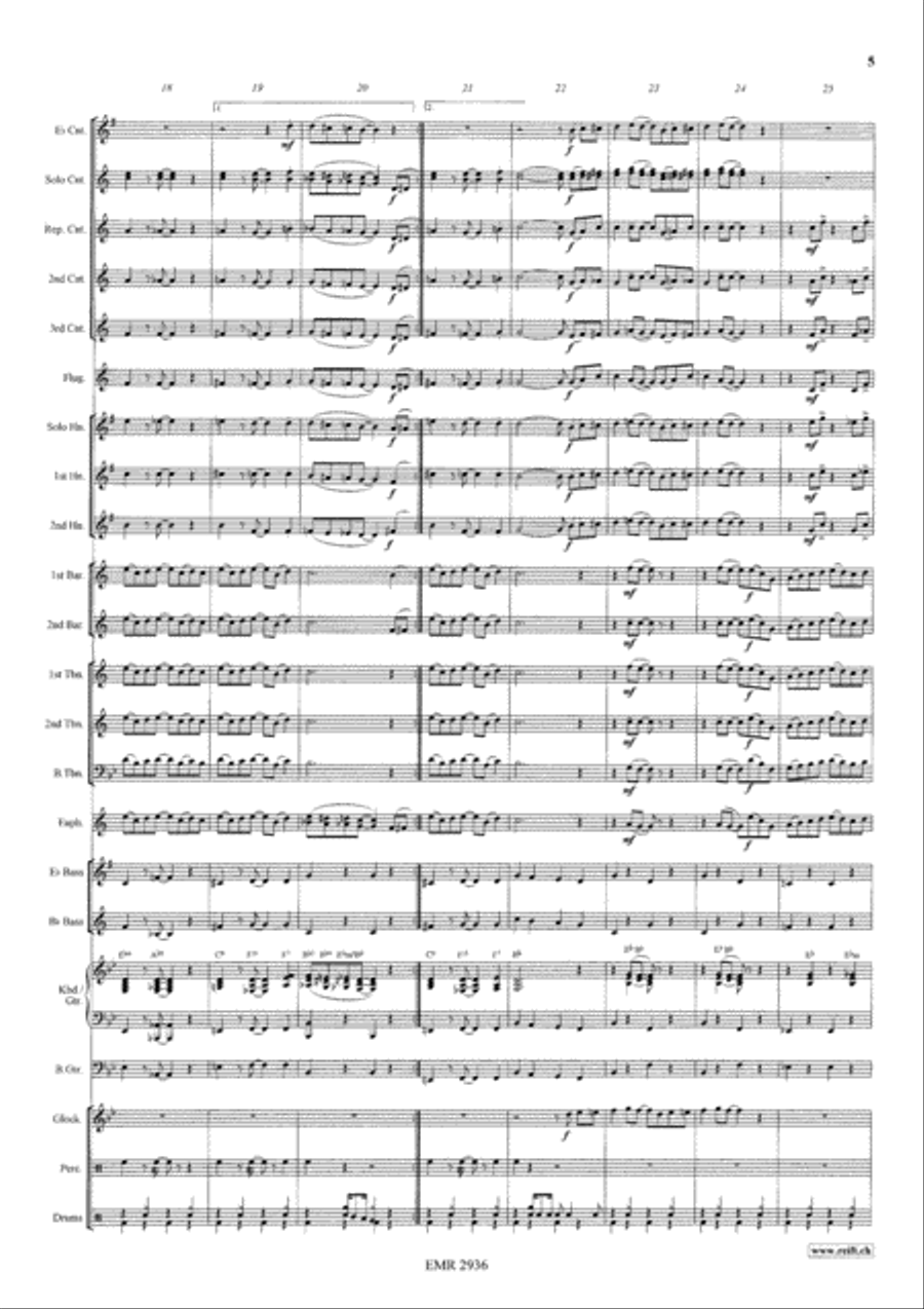 The Entertainer Brass Band scores gallery preview page 6