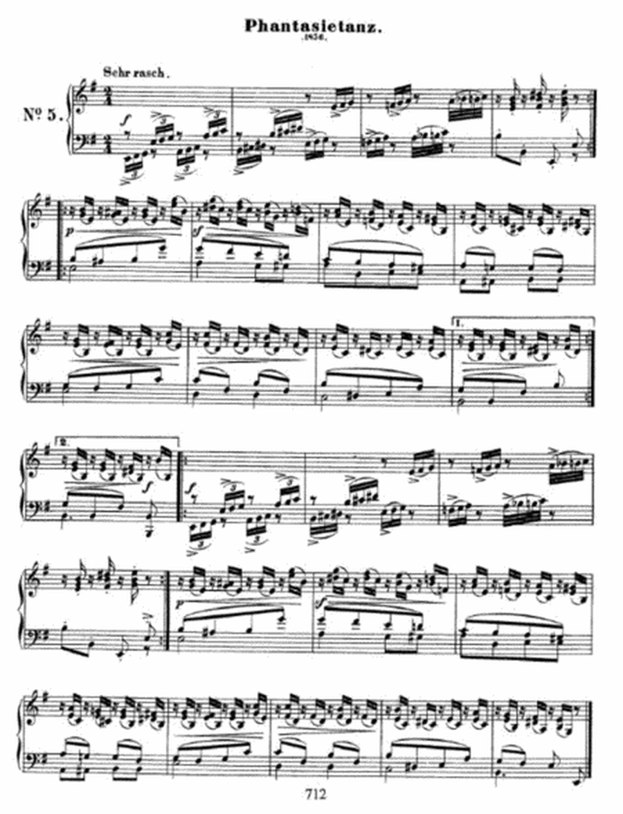 Schumann - Albumblätter (Album Leaves) Op. 124