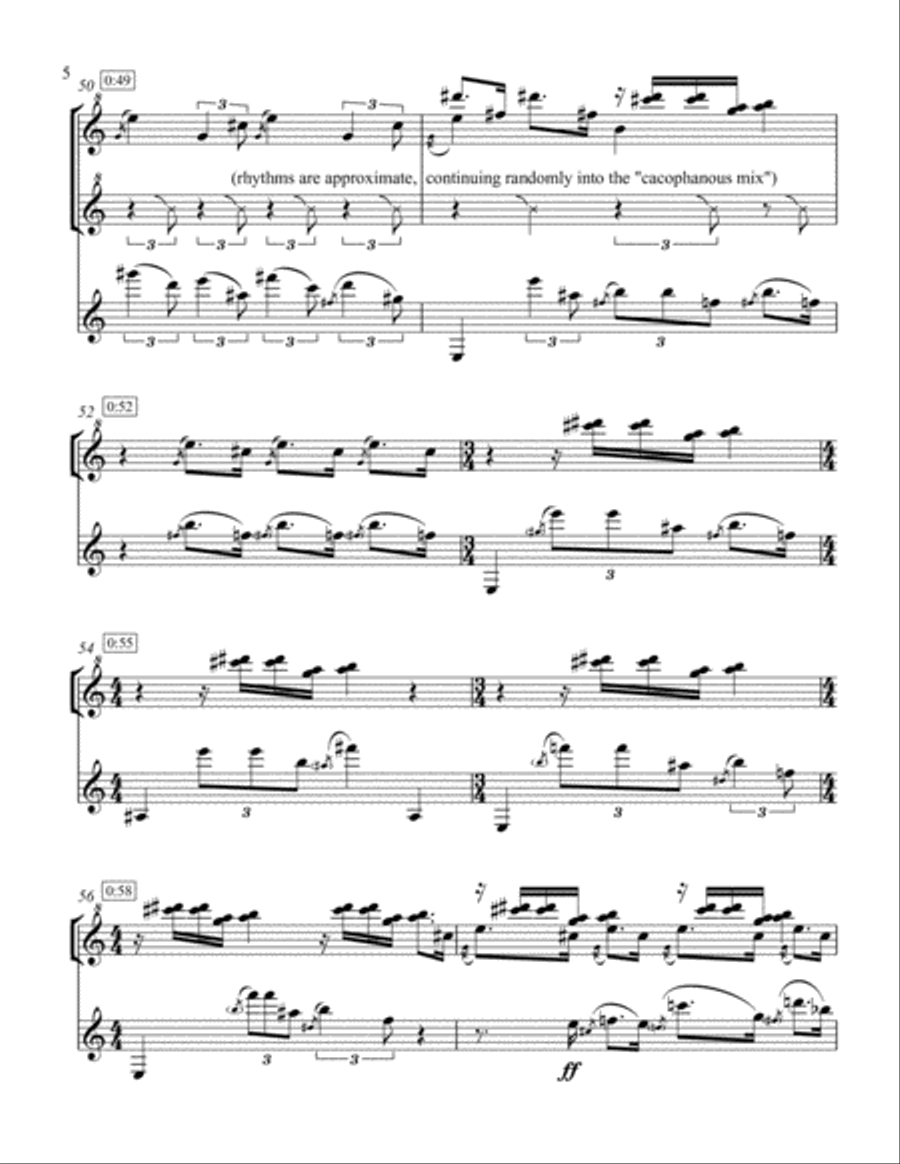 Exotic: A Musical Guide to the Coastal Birds of Papua New Guinea Clarinet Solo scores gallery preview page 6
