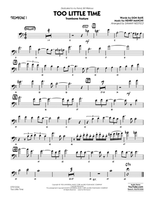 Too Little Time (arr. Sammy Nestico) - Conductor Score (Full Score) - Trombone 1