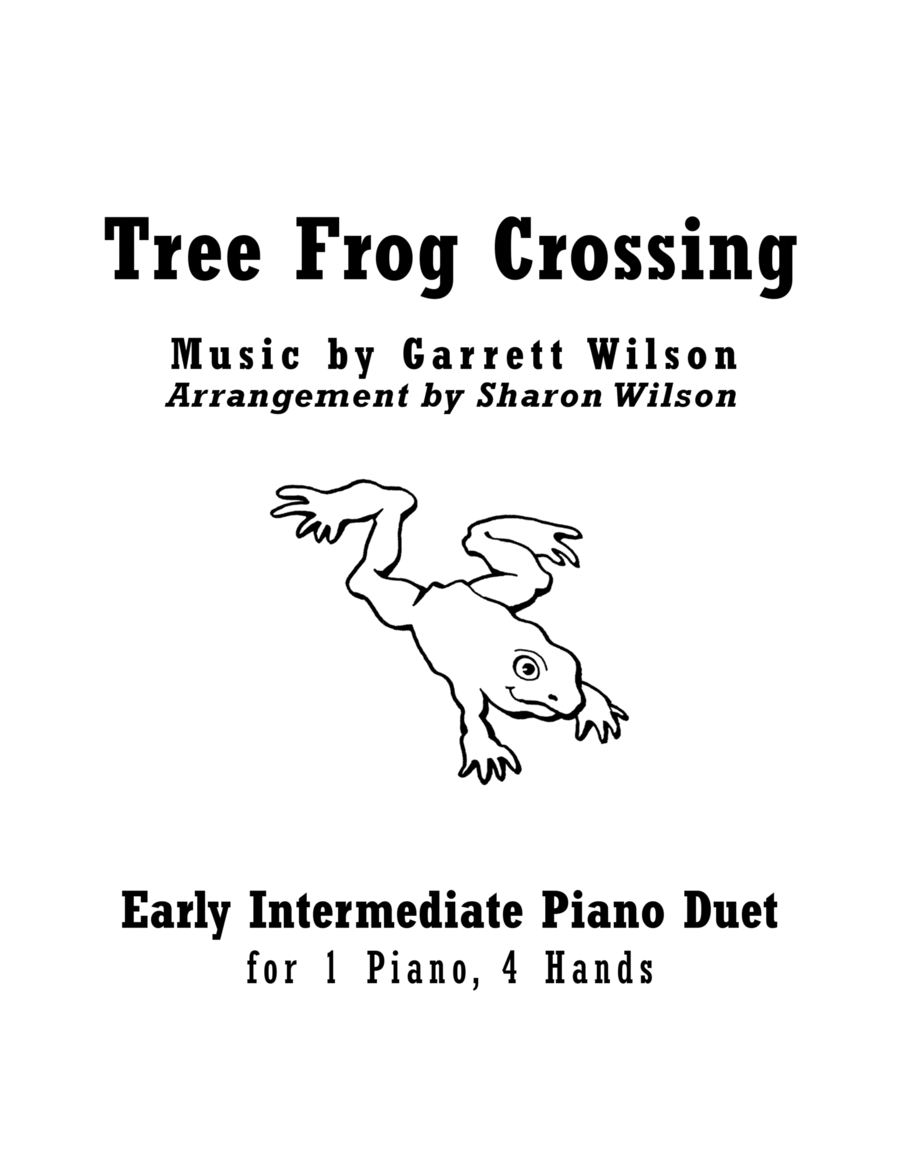 Tree Frog Crossing (1 Piano, 4 Hands Duet) Piano Method scores gallery preview page 1