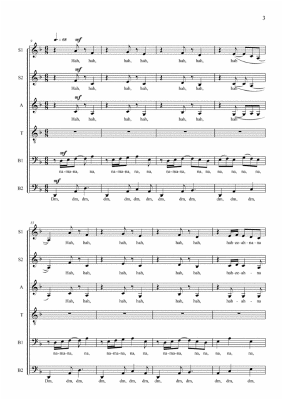 Where the Wind Blows SSATBB scores gallery preview page 4