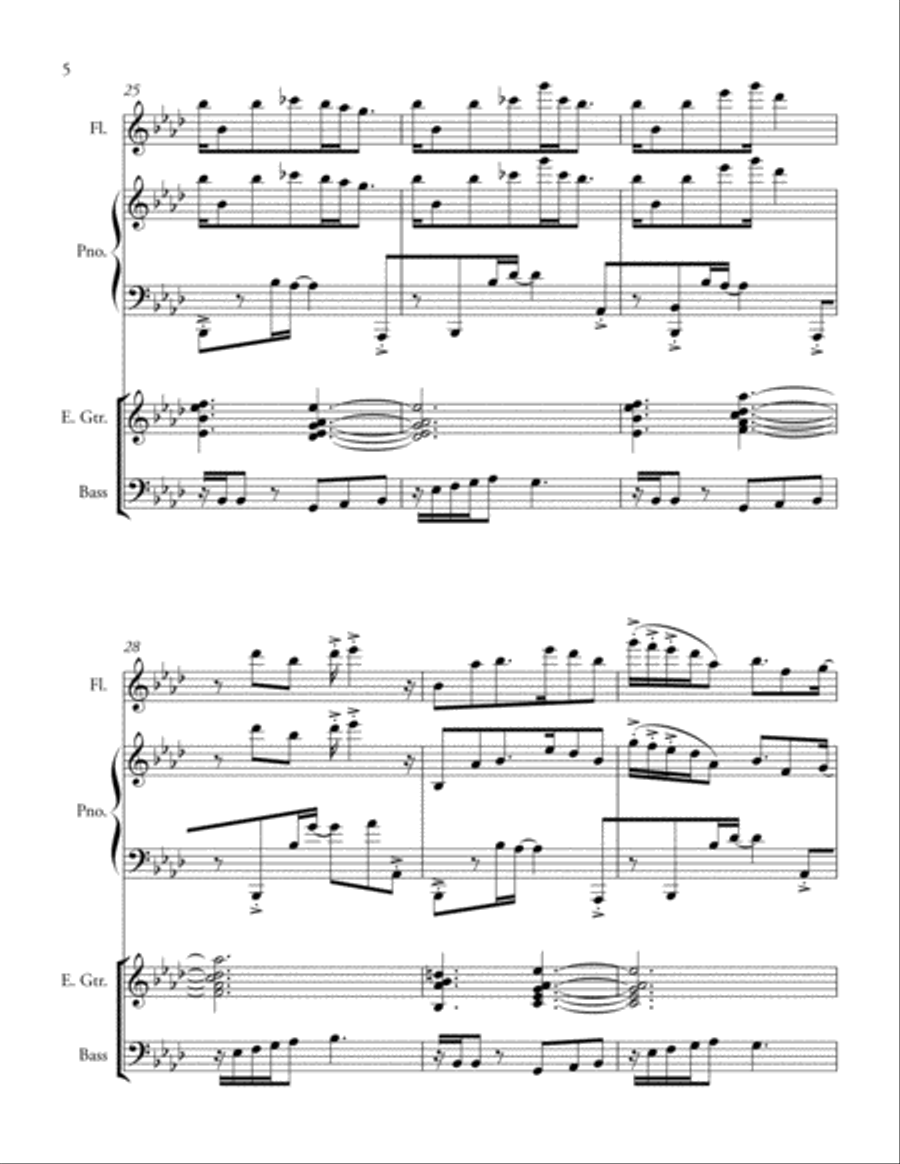 Quarry Music (2014) Small Ensemble scores gallery preview page 6