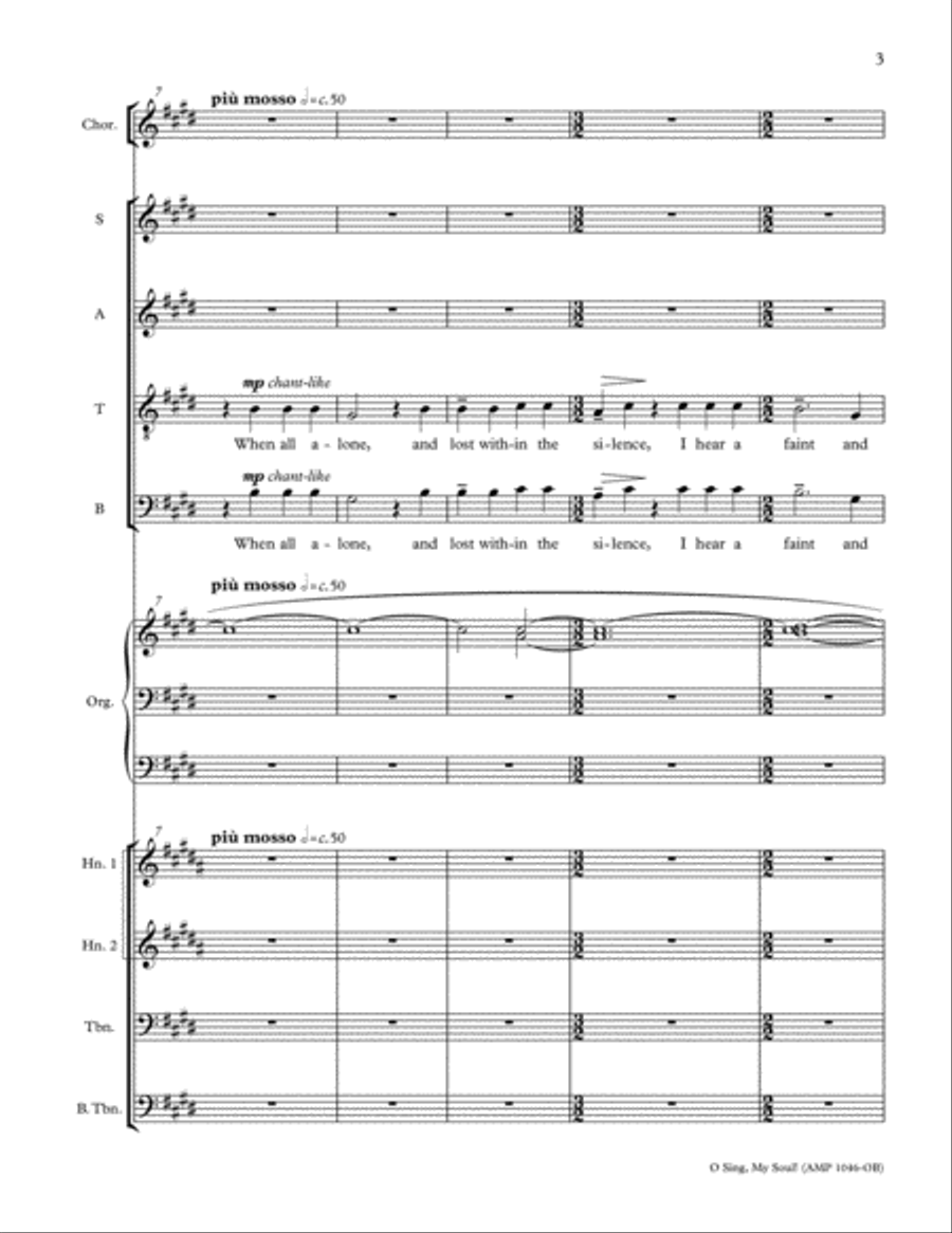 O Sing, My Soul! 4-Part scores gallery preview page 3