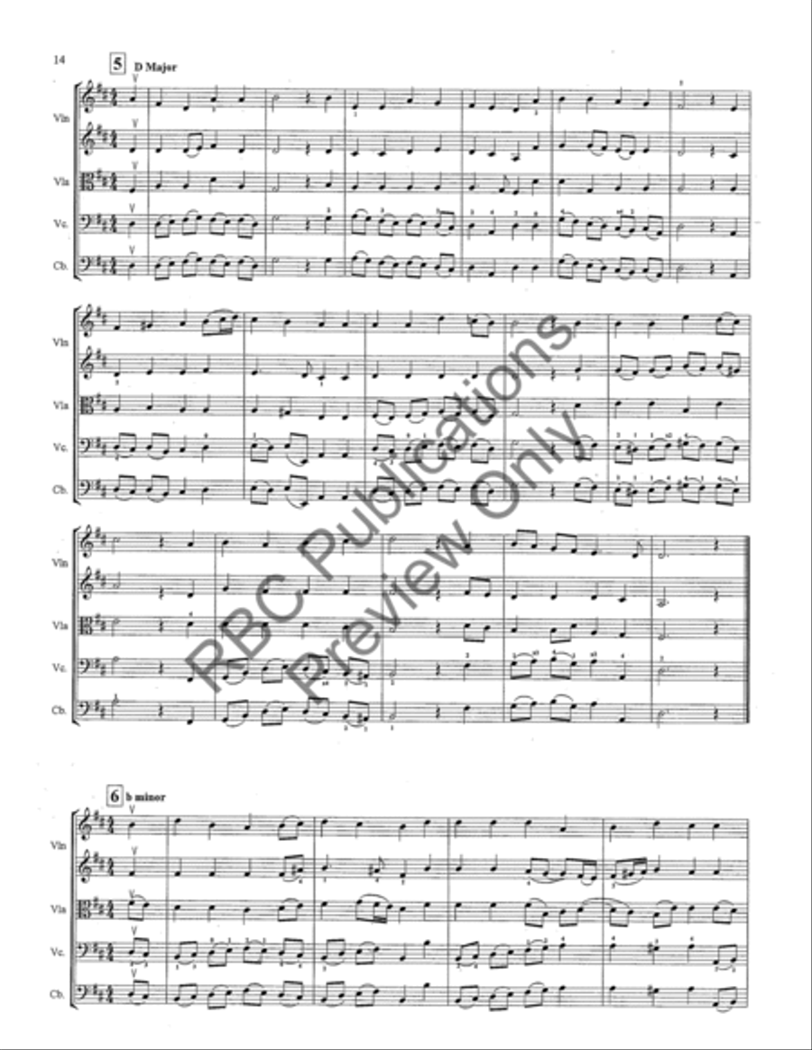 Scales Arpeggios And Chorales String Orchestra scores gallery preview page 15