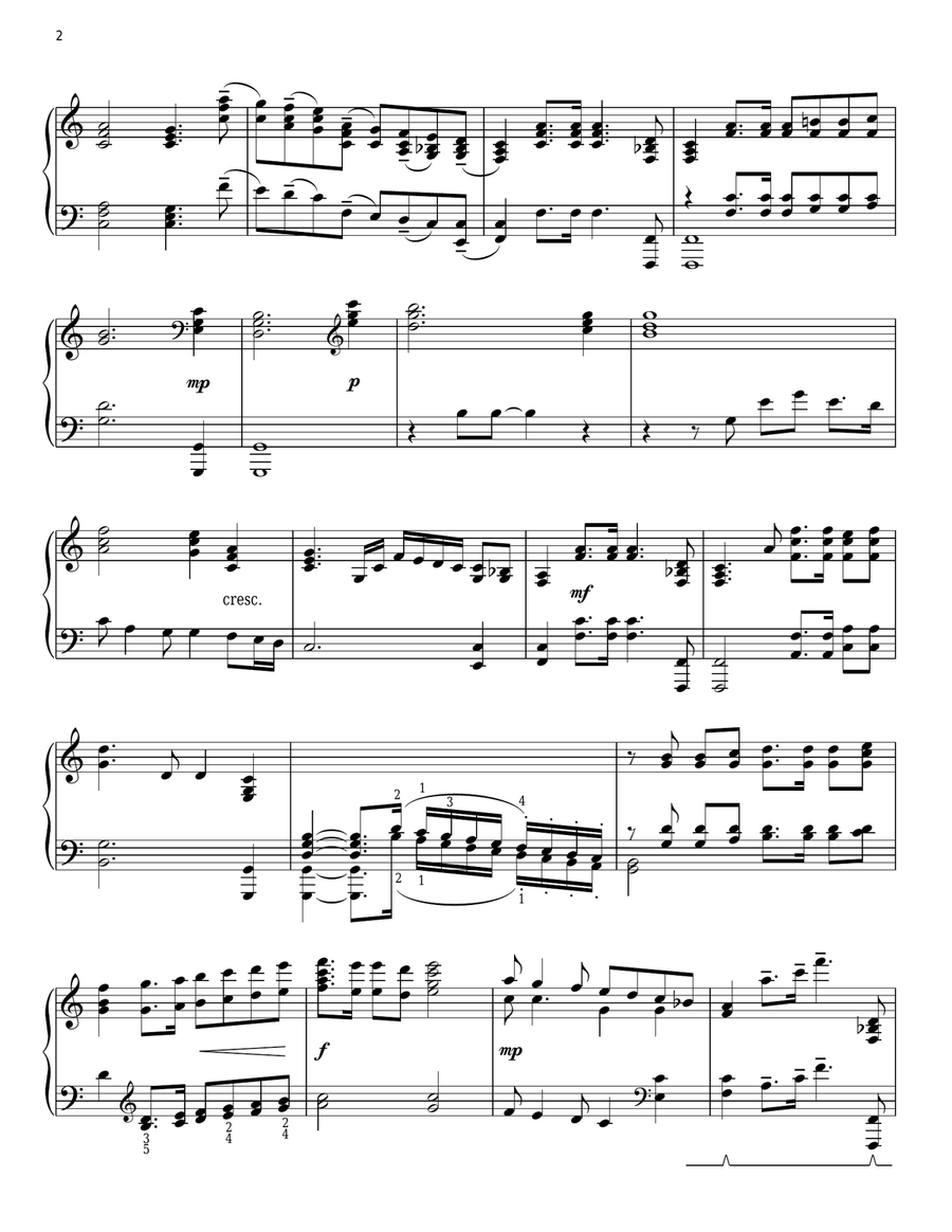 Don't Let The Sun Go Down On Me [Classical version] (arr. Phillip Keveren) Piano Solo scores gallery preview page 2