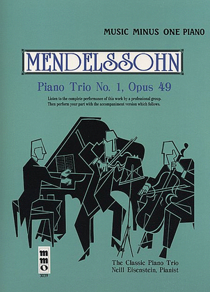 Book cover for Mendelssohn - Piano Trio No. 1 in D Major, Op. 49