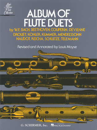 Book cover for Album Of Flute Duets - Flute