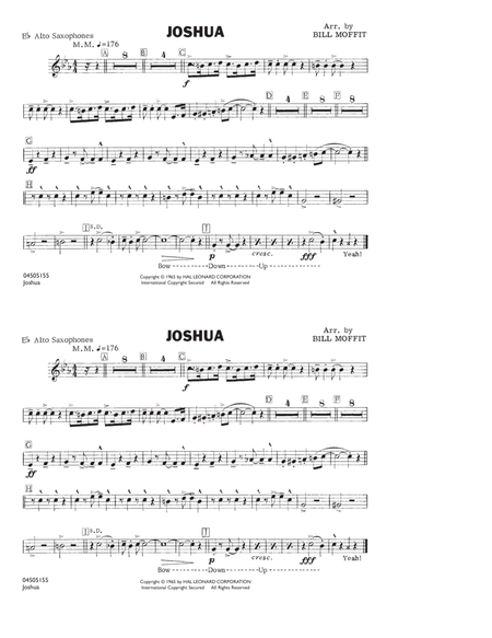Joshua - Eb Alto Saxophone