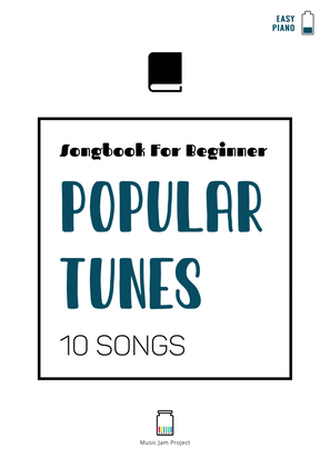 Book cover for 10 Popular Tunes For Beginner