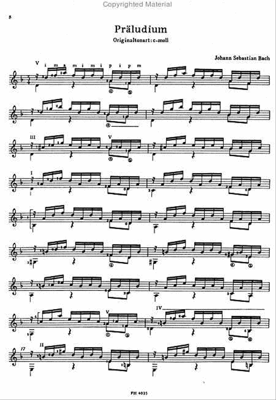 Lautenmusik Lautenmusik Classical Guitar scores gallery preview page 2