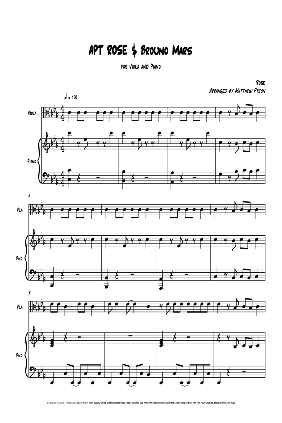 Apt. Viola scores gallery preview page 1