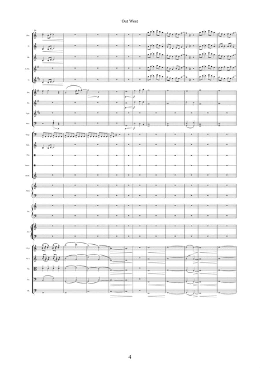 Out West Out West Full Orchestra scores gallery preview page 4