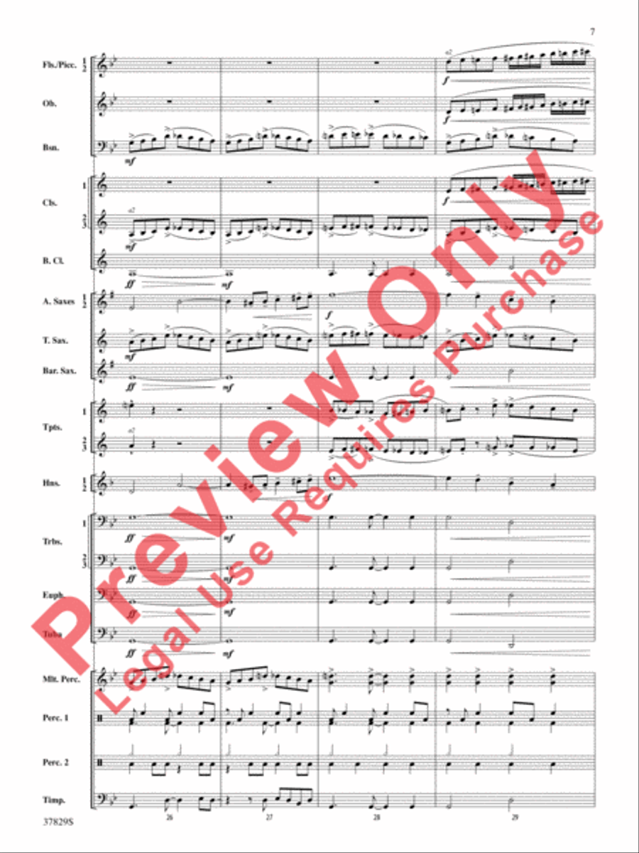 Vertigo Concert Band scores gallery preview page 8