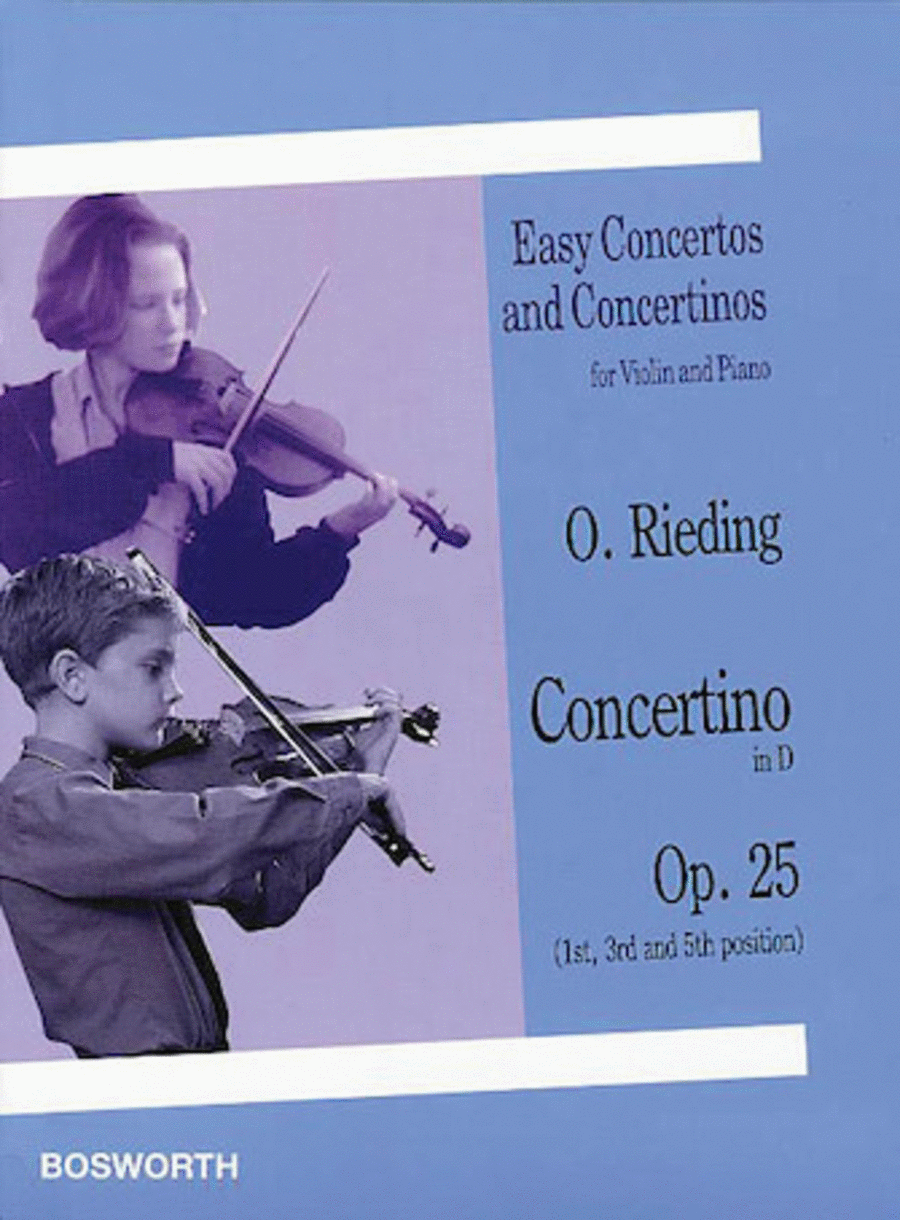 Concertino For Violin And Piano In D Op. 25