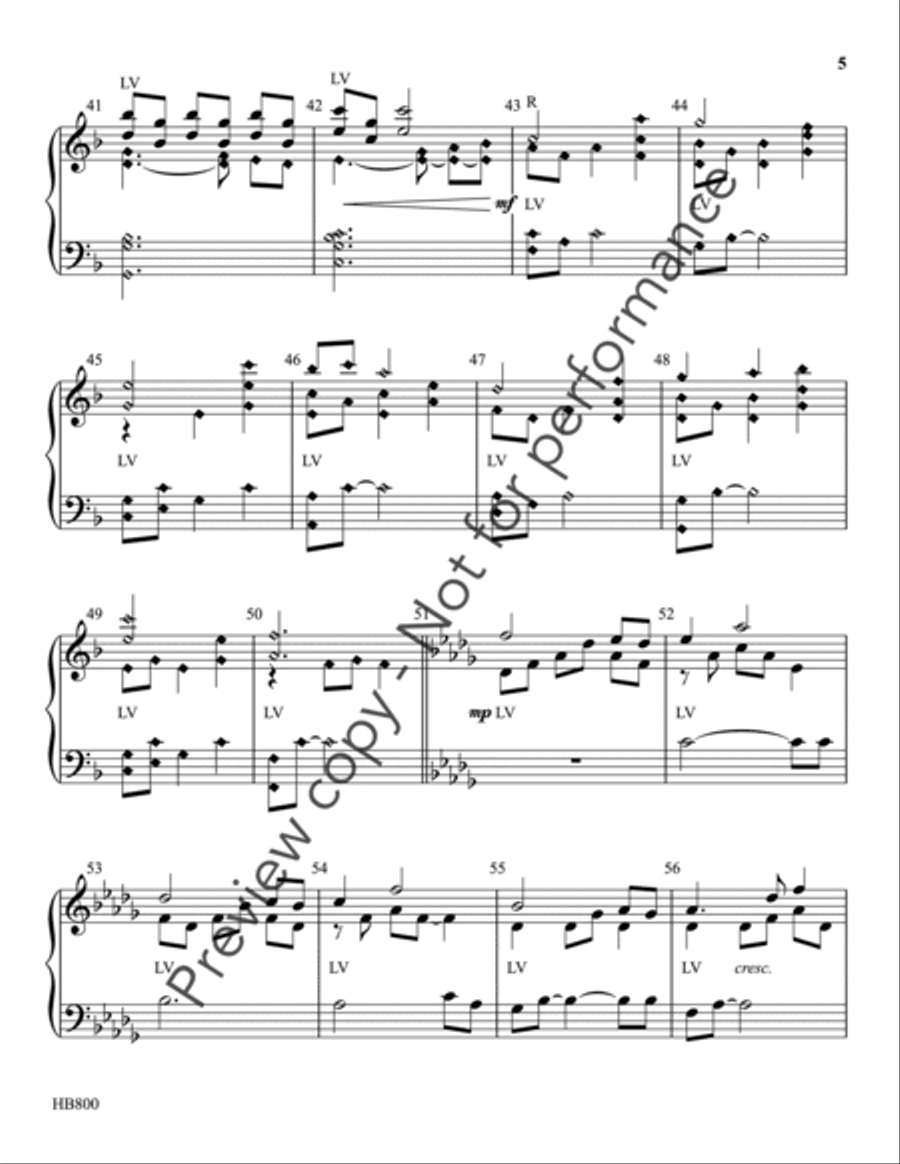 A Blessing - Helman A Blessing - Helman 5-Octaves scores gallery preview page 5