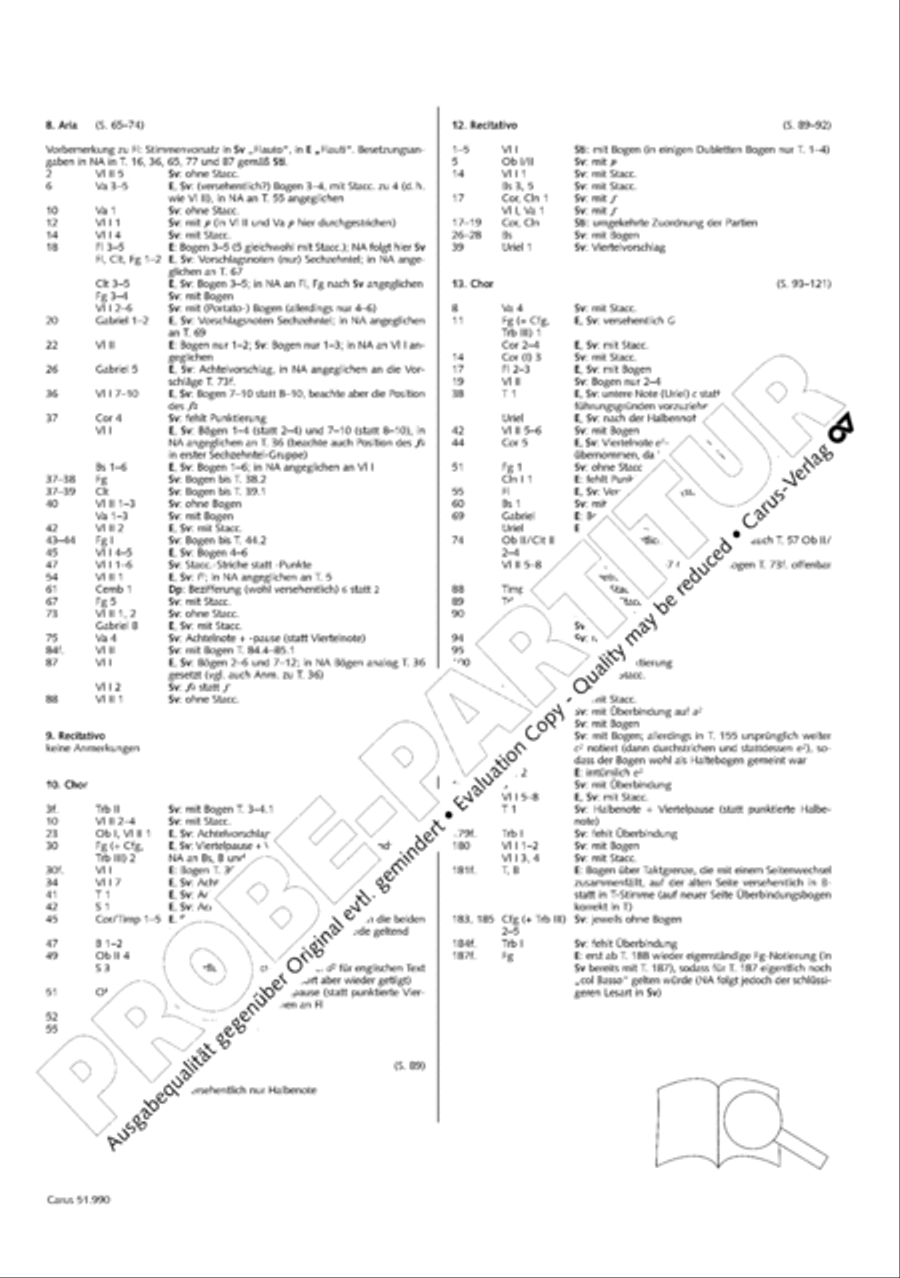 The Creation (Die Schopfung) 4-Part scores gallery preview page 349