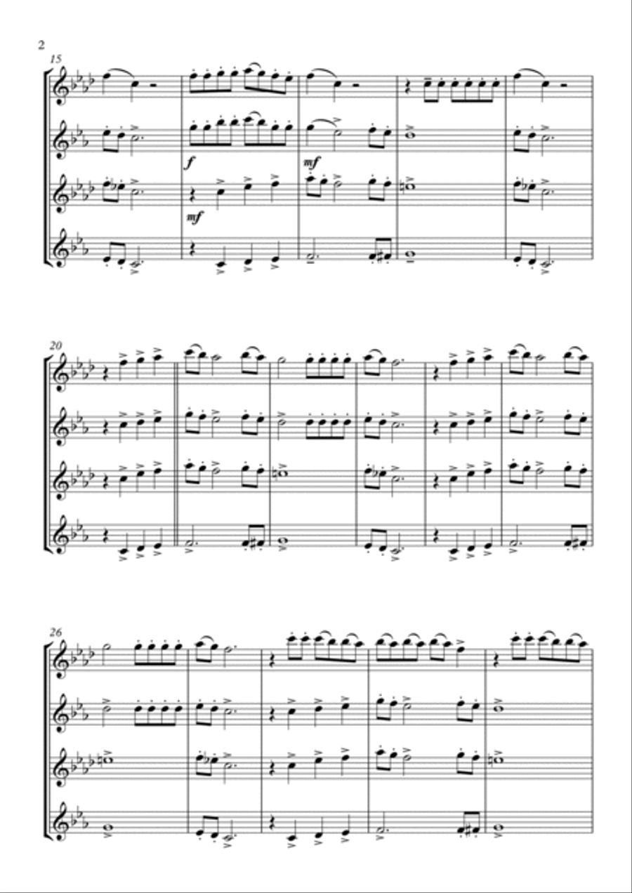 Industry Baby Woodwind Quartet scores gallery preview page 2