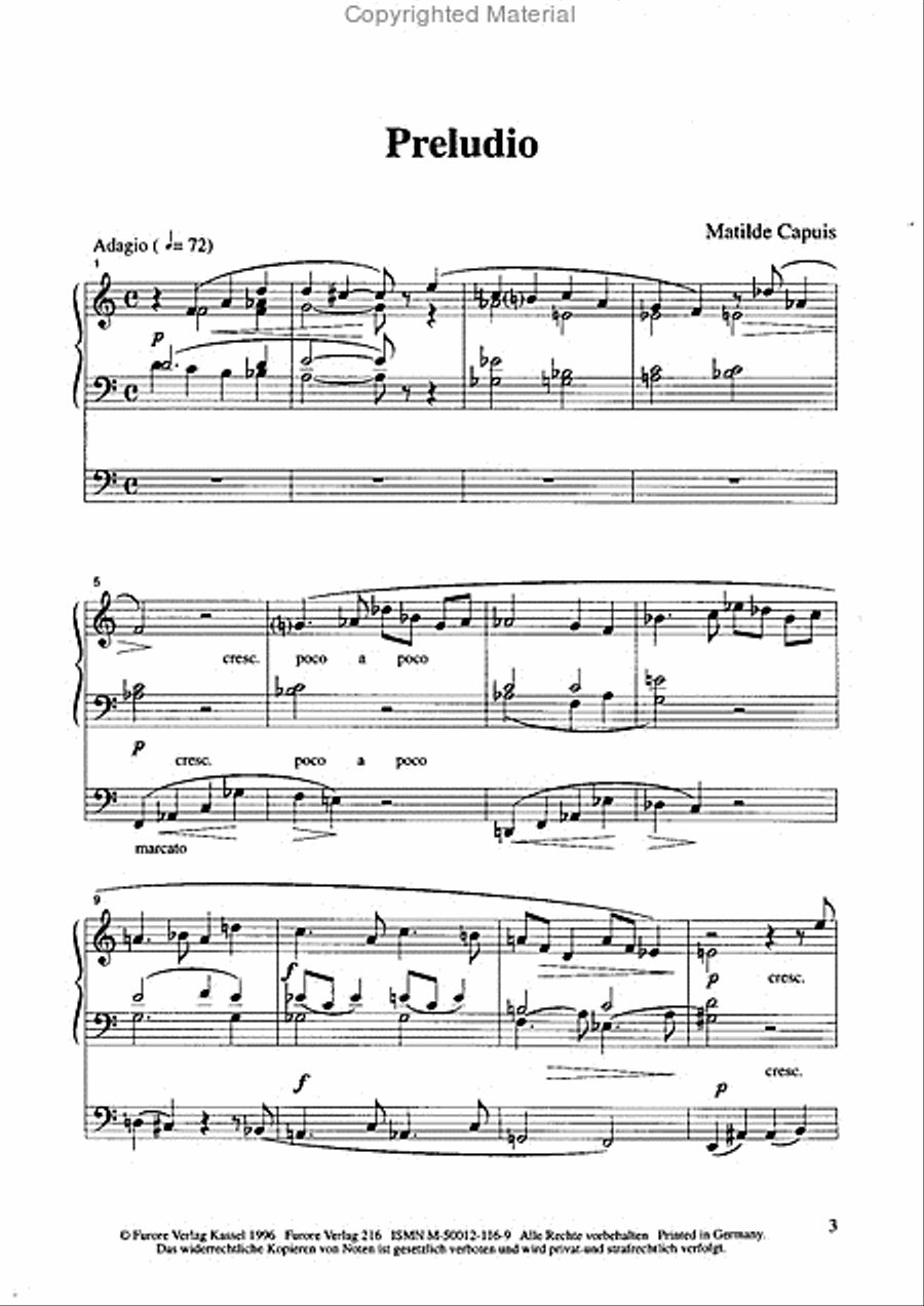 Preludio, Allegro, Fantasia Organ scores gallery preview page 2