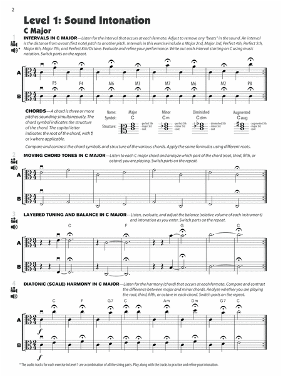 Sound Innovations for String Orchestra -- Creative Warm-Ups Chamber Orchestra scores gallery preview page 3
