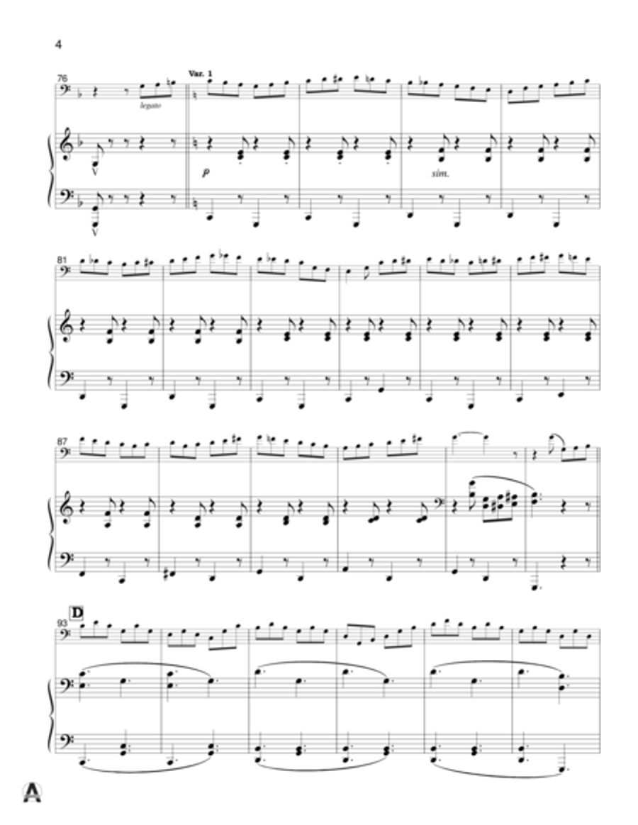 Seventy-Six Trombones (trombone and piano) Piano Accompaniment scores gallery preview page 6