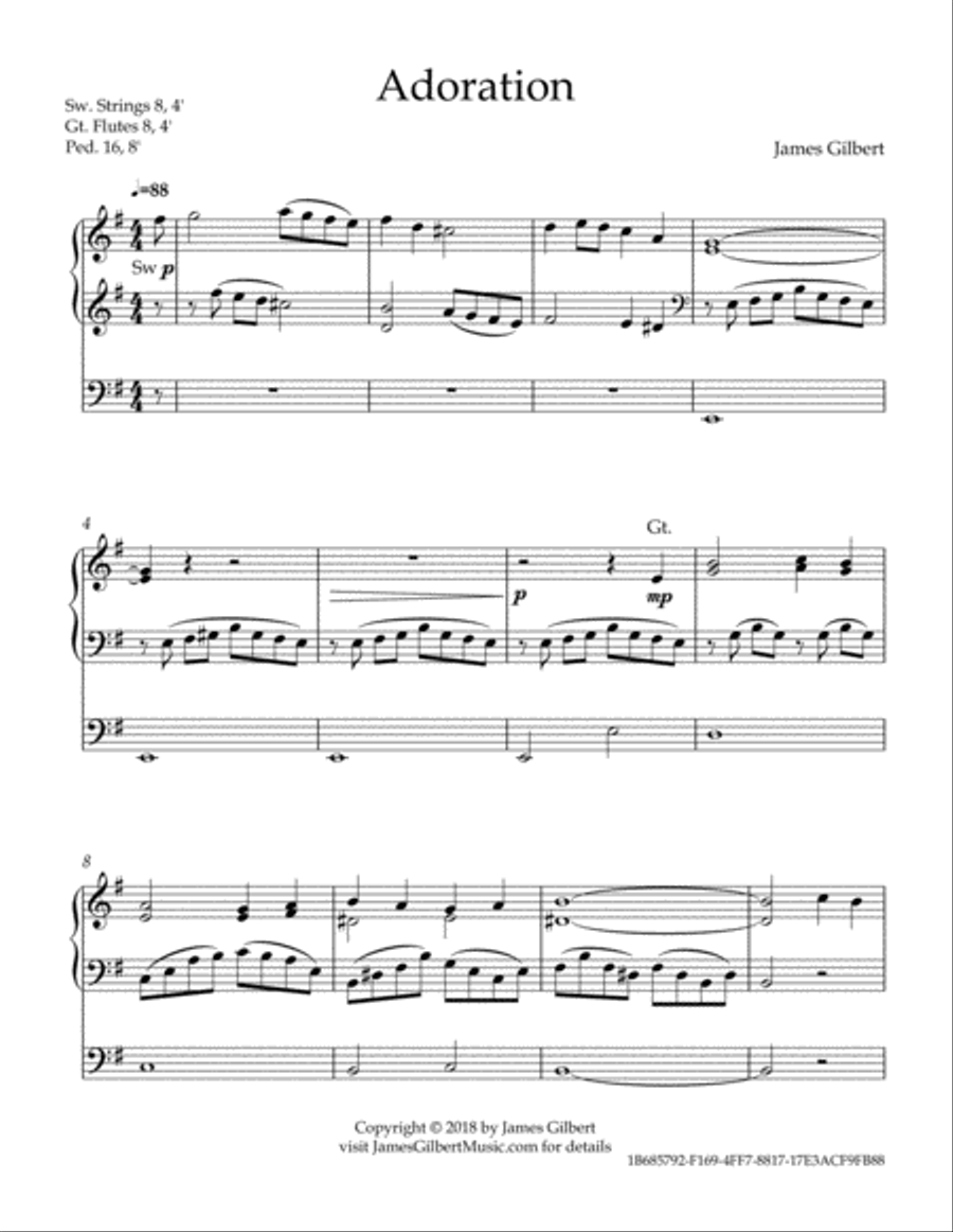 Adoration Adoration Organ Solo scores gallery preview page 2