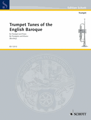 Book cover for Trumpet Tunes of the English Baroque