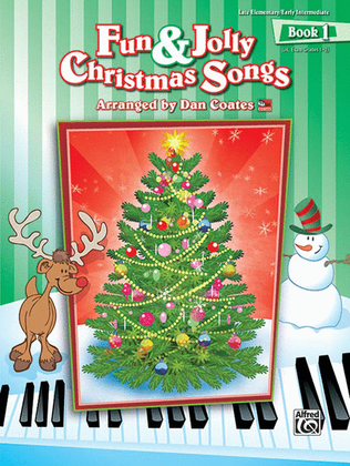 Book cover for Fun & Jolly Christmas Songs, Book 1