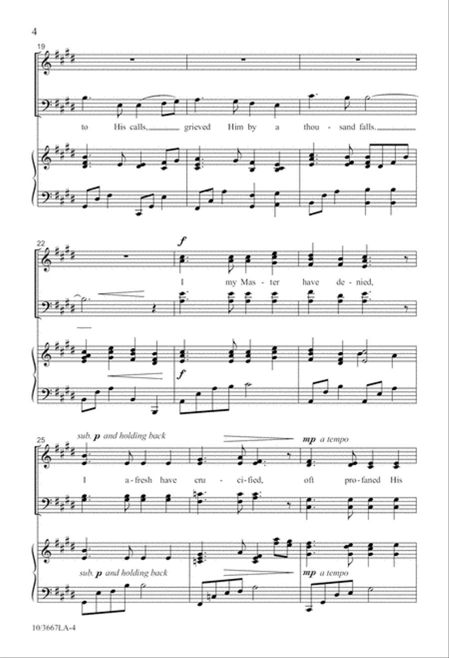 Depth of Mercy 4-Part scores gallery preview page 4