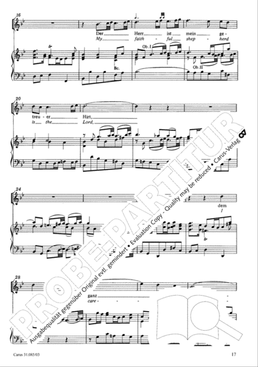He tends the sheep most well (Ich bin ein guter Hirt) 4-Part scores gallery preview page 18