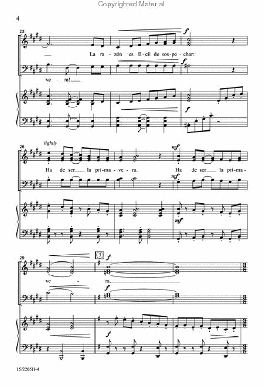 <br>Sheet music extract