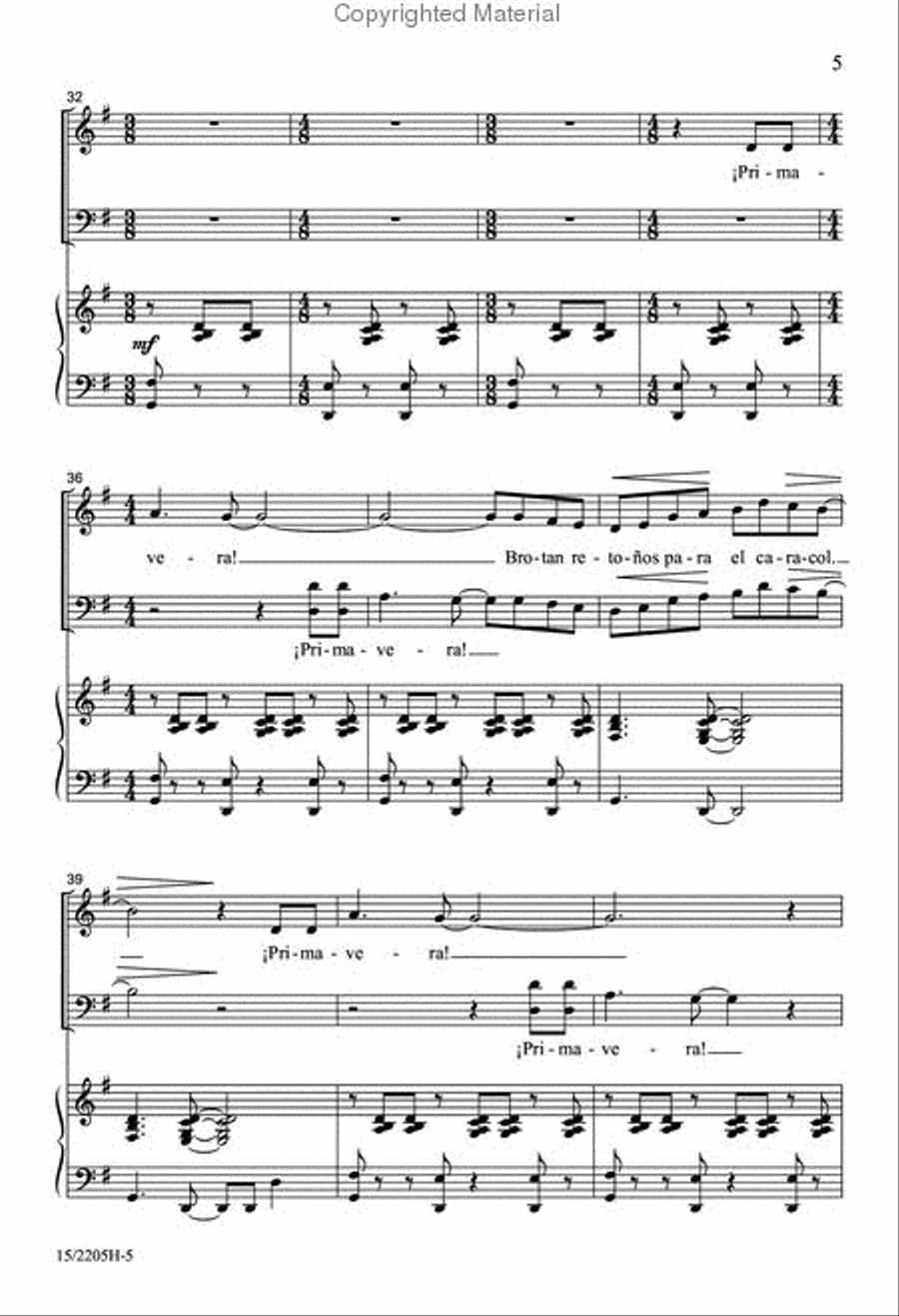 <br>Sheet music extract