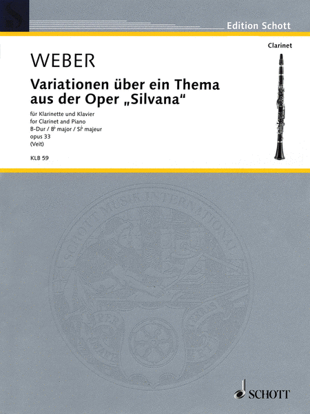 Carl Maria von Weber : Variations on a Theme from the Opera Silvana Op. 49