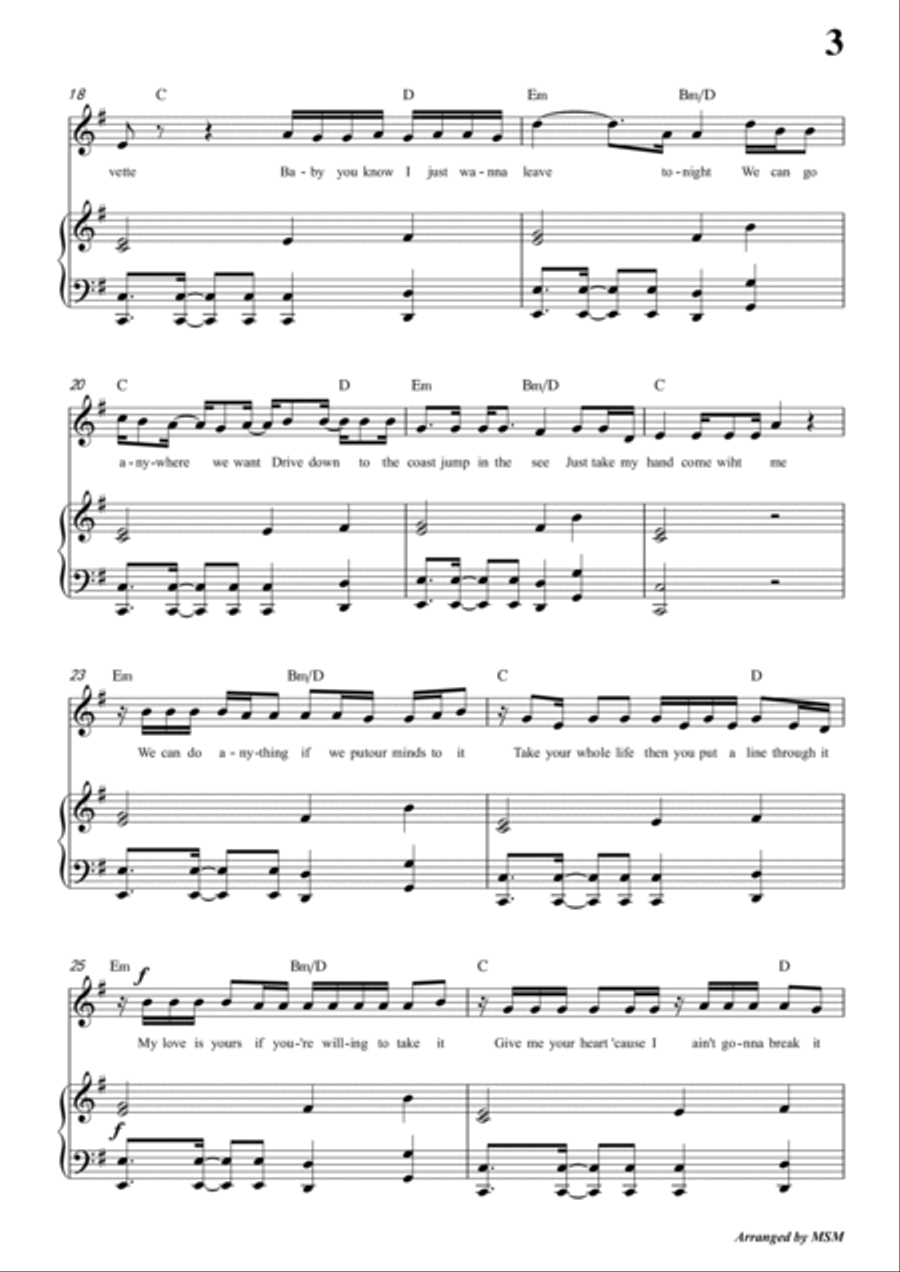 So Long Voice scores gallery preview page 5