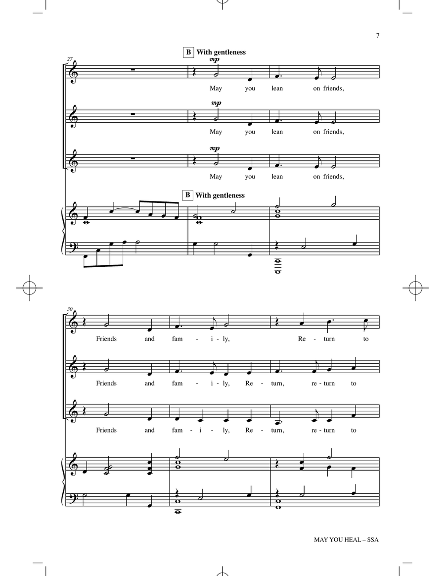 May You Heal SSA scores gallery preview page 5