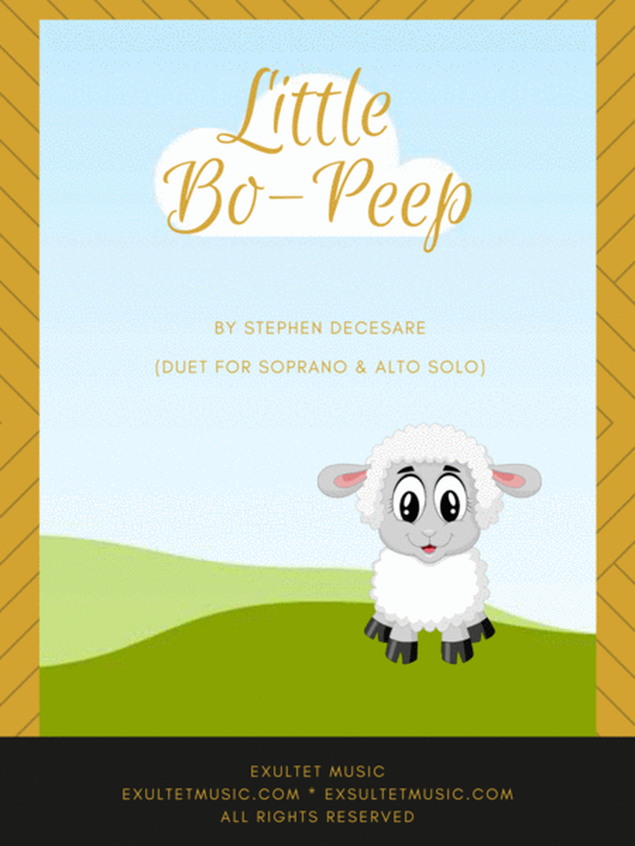 Little Bo-Peep (Duet for Soprano and Alto solo) image number null