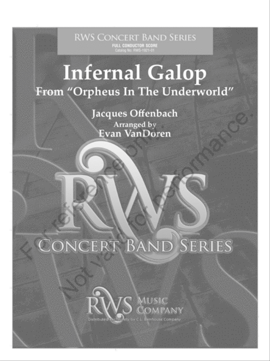 Infernal Galop Concert Band scores gallery preview page 2