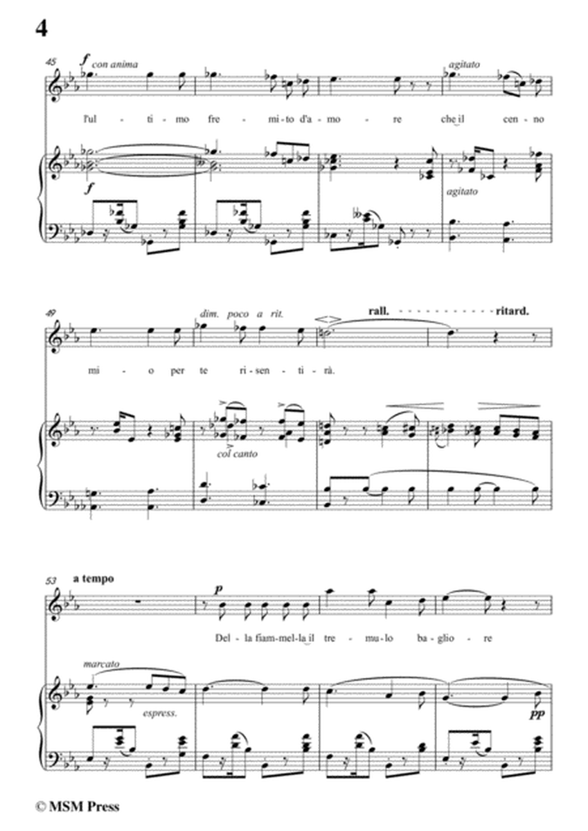 Tosti-Lamento d'amore in E flat Major,for voice and piano image number null