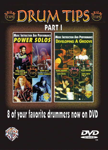 Drum Tips Part I Developing A Groove/power Solos - DVD