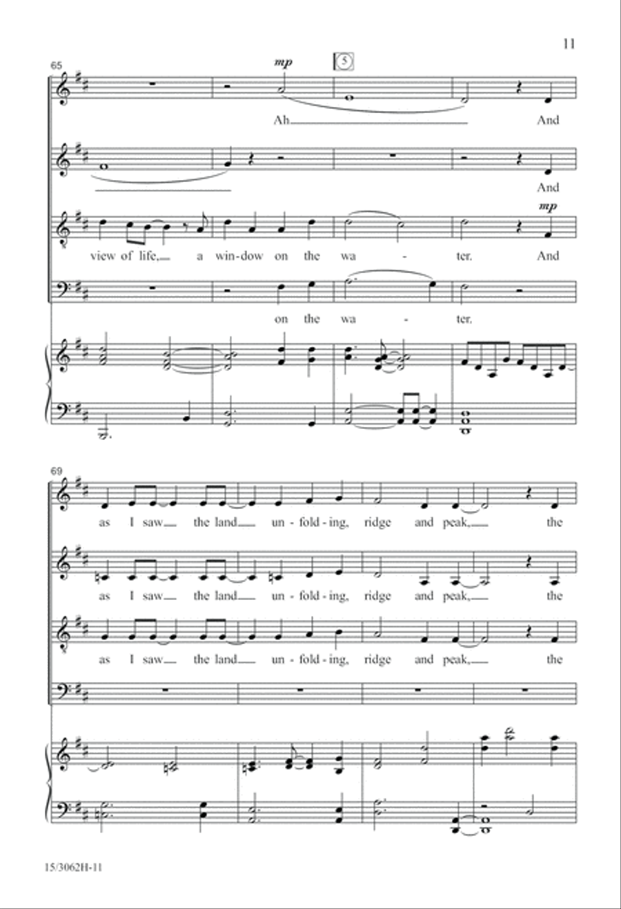 Aurora Borealis 4-Part scores gallery preview page 12