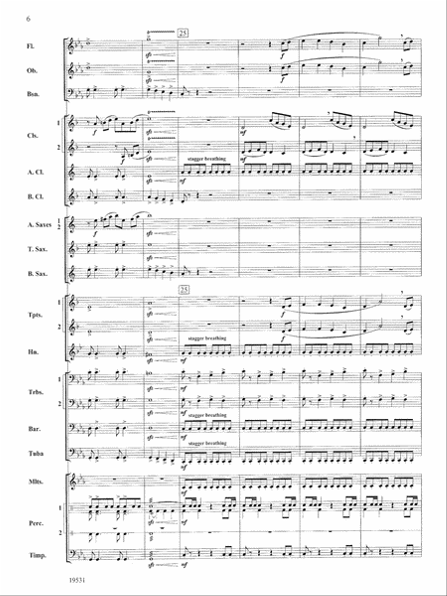 Thus Spoke the Raven: Score Concert Band scores gallery preview page 6